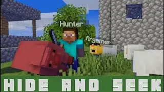 Transforming into different mob to outsmart my friend in Minecraft Hide and Seek || #minecraft