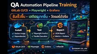 QA Automation Pipeline Training | GitLab CI/CD + Playwright + Grafana (Hands-on)