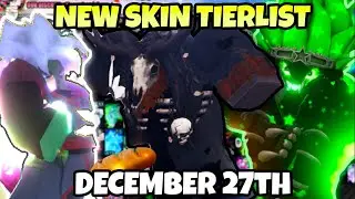 [YBA] INSANE NEW PKER SKIN TIERLIST DECEMBER 27TH... (ALL CHANGES + LISTS)