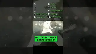 My top 10 Italian Bands #metal #punk #rock #lacunacoil #maneskin #italy #top10 #windrose