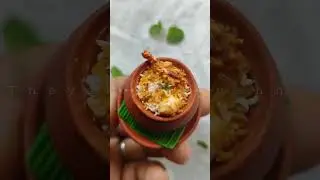 Biryani miniature #miniature #biryani #keralafood #hyderabadibiryani #kolkata #food #polymerclay