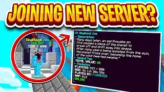 STARTING ON A NEW REALM?! *ICE* | Minecraft Skyblock | PvPWars | Ice [1]