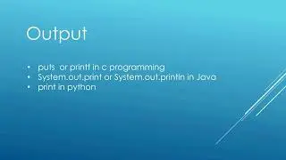 Essential Steps in every programming language