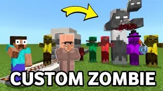 Villagers Created a Machine That Spawns CUSTOM ZOMBIES in Minecraft! 😱👀