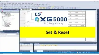 LS PLC Programming | Set & Reset Instruction | XG5000 Tutorial in Bangla