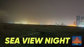 karachi Sea view night 🌉 with friends