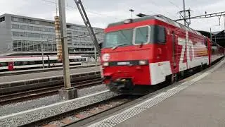 SBB Zentralbahn, Kleiner Einblick in den Bahnverkehr der ZB im Bahnhof Luzern, 30.04.2023