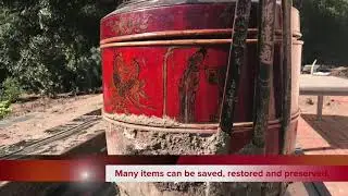 Hope for Damaged Art and Collectibles in Mud and Flood