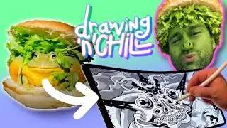 full drawing & chill with internet burger frog feat. lofi jazzy beats