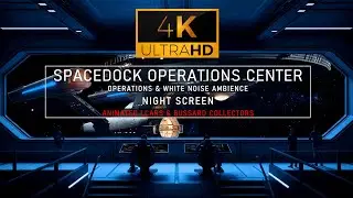 Star Trek Sleep Sounds | Drydock Operations Ambience | Star Trek TOS | White Noise, ASMR, Sleep, 4K