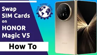 Как поменять SIM-карты на HONOR Magic V5 #HONOR #MagicV5 #HonorMagicV5