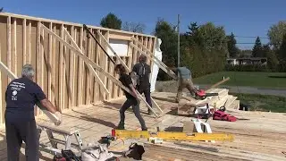 L'gosseux d'bois EP 339 - Construction  de la  maison de notre fille partie 1