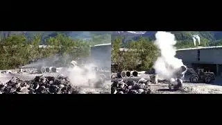 Dust Control Comparison with and without Dust Cannon, EmiControls 1