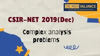 CSIR-NET December 2019|PYqs solutions of Complex analysis #01|#maths #csirnet #youtube #education