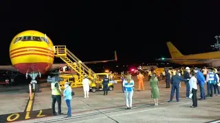 Llegada  de las vacunas Pfizer-BioNTech a Panamá 2021