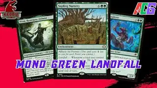 Моно-зеленая колода Landfall | Magic the Gathering Arena | Затмение Лорвина | Геймплей в режиме P...