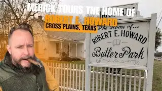 Merick Tours the home of Robert E Howard, the creator of Conan the Barbarian.