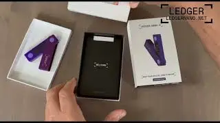 Unboxing Ledger Nano X Amethyst Purple ( and earn 10$ free bitcoin -- see the description)