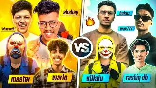 Kerala Free fire YouTubers Match😱🔥 തീ  പാറിയ കളി💥💀Must watch 🥵#freefire #freefiremalayalam 
