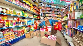 ASMR grocery shopping 🛒 in super store for my brother 