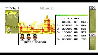QIX lvlupscore RECORD! 401266 GAME BOY emulator