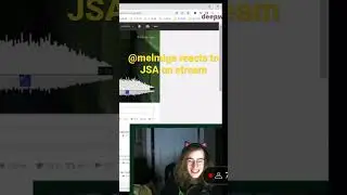 @melmige reacts to JoshuaSageArt #streamer #hyperpop #digicore #ytshorts #shorts #musicshorts #live
