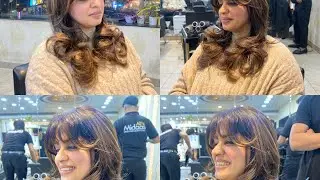Multiple Layered Haircut 💇 with Fringes / Easy Technique 