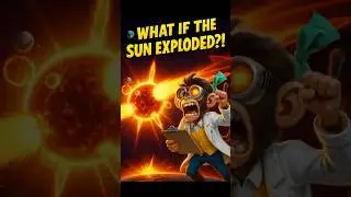 What If the SUN Exploded?! 🌞💥 Cartoon Scientist Chaos Ensues #aliza