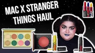 TRYING OUT THE MAC X STRANGER THINGS MAKEUP COLLAB (+ other haul goodies!)
