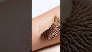 Unreal ASMR Peel 😱 | Deep Trypophobia Transformation | 4K Macro Skin Reveal#shorts#fypシ