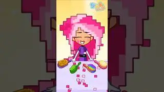 Which Comb Can Make the Best Hairstyle? 👧🌈 Slime Comb, Minecraft Comb, Rainbow Comb