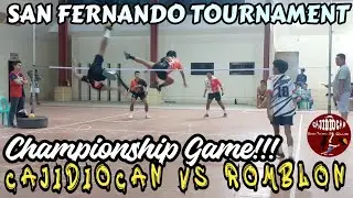 ROMBLON VS CAJIDIOCAN (SAN FERNANDO SEPAK TAKRAW TOURNAMENT)