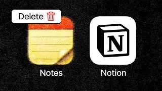STOP Using the Notes App | Your NEW Notes Setup (Notion for Beginners)