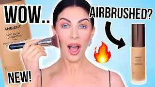 THIS FOUNDATION BLURS PORES?? HOURGLASS AMBIENT SOFT GLOW FOUNDATION REVIEW!