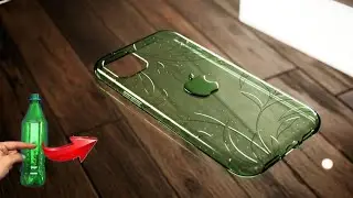 Genial como fazer capinha de celular com garrafa pet ideia incr&iacute;vel custo zero 