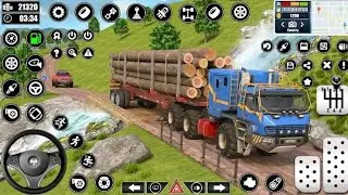 Indian Mountain Truck Drive Simulator Game - Offrod Heavy Cargo Truck driver - Android Gameplay