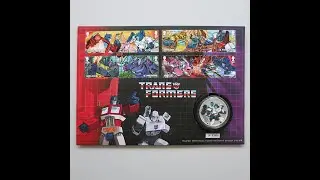 2022 Transformers Silver Plated Medal Cover - UK Royal Mail First Day Covers
