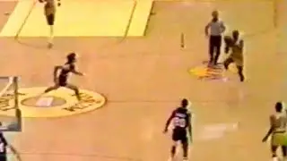 Mike McGee Drills Half-Court Buzzer Beater (1985 WCF Game 2)