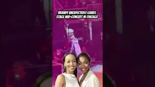 Brandy Walks Off Stage Mid-Concert, Monica Left to Finish Alone&rdquo;#theboyismine #rayj #chicago #brandy