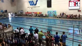 Justin Liang 1st place 200M breast at 2014 Wisconsin LC 12&u state championships