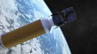 Animation of RBSP Separation From Centaur Stage