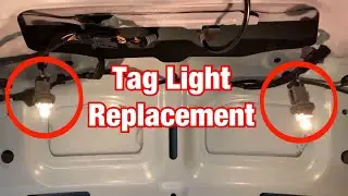 2017 Kia Optima License Plate Light Replacement