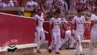 Concurso de Recortes con Toros en Pamplona 