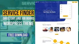 Service Finder - Directory and Job Board WordPress Theme