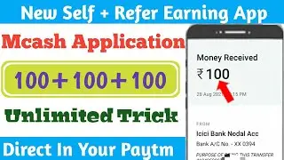 2021 Best Earning App | Earn Free Paytm Cash without Investment | Mcash Unlimited Trick | Crazy hero