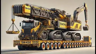 Impressive transport capacity: Transport 1000 tons of mining equipment at once