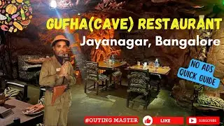 Gufha Restaurant Jayanagar | Cave Theme Restaurant with Bar | The President Hotel | Bangalore
