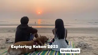 Pune to Konkan Road Trip with Bella 🐶 | Sirodha Beach Sunset 🌅 | Full Masti Vlog - Part 1