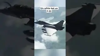 Un rafale bat un f-22#rafale #military #avionmilitaire #rafalevsf22