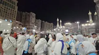 فجرية جميلة وبارده شاهد اجواء مكة الان